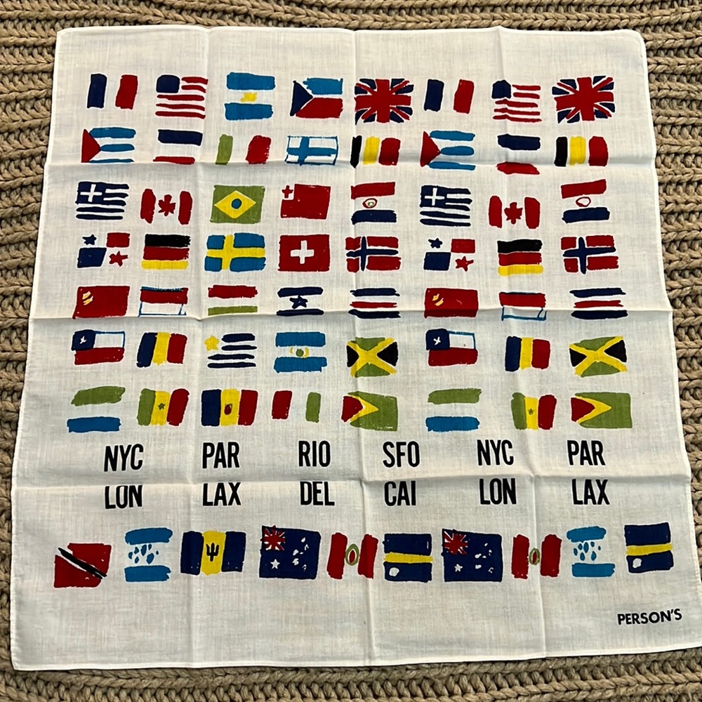Person’s scarf persons flag bandana handkerchief neckerchief scarf